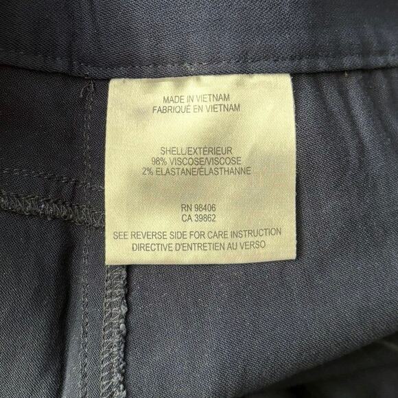 Theory Size 8 Hannon B Cargo Pants Navy Blue Missing Belt - Picture 4 of 5